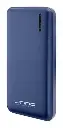 CARGADOR DE BATERIA | (POWER BANK) | UNNO TEKNO | SLIM | 10000MAH | USB DOBLE USB C - USB B | PB2210BL