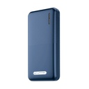 CARGADOR DE BATERIA | (POWER BANK) | UNNO TEKNO | SLIM | 20000MAH | USB DOBLE USB C - USB B | 5V | PB2220BL
