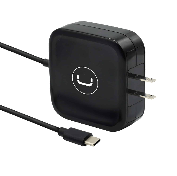 CARGADOR | UNNO TEKNO | TIPO C | 65W | CARGA RAPIDA | INDICADOR DE ENCENDIDO | PW5293BK