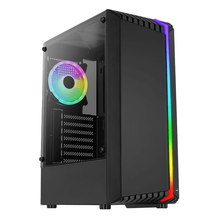 CASE AEROCOOL BIONIC ATX RGB NEGRO ACCM-PV341