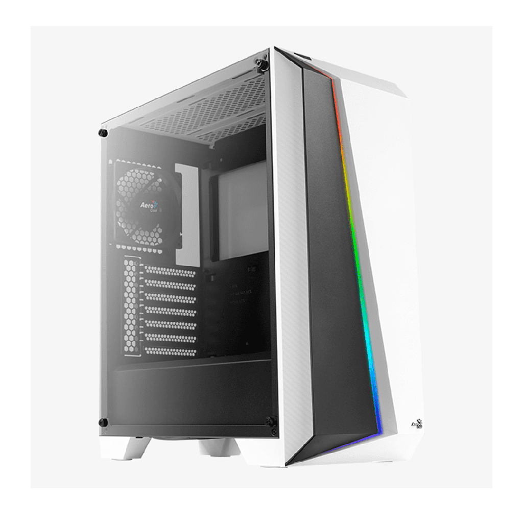CASE AEROCOOL CYLON PRO ATX RGB BLANCO ACCM-PB100-B