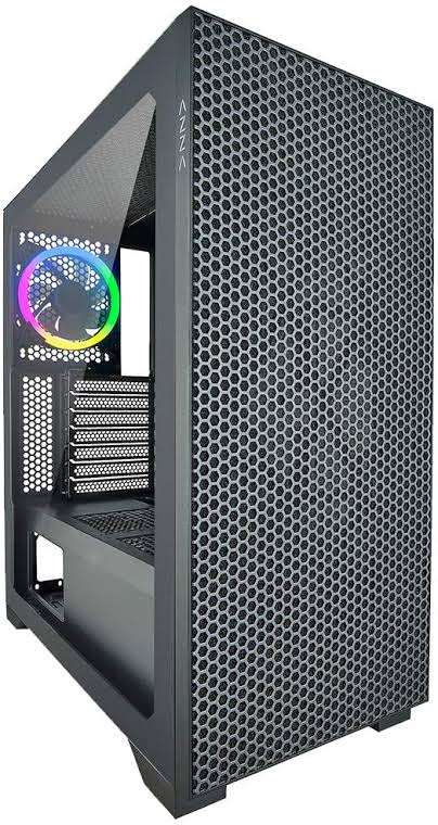 CASE AZZA GAMING HIVE 450 ATX MID TOWER NEGRO 3USB 1 AUDIO HD ARGB LATERALVIDRIO TEMPLADO
