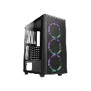 CASE AZZA GAMING PRIME 360 ATX MID TOWER GAMING NEGRO | 3XUSB | 1HD AUDIO 3X FAN ARGB | VIDRIO TEMPLADO