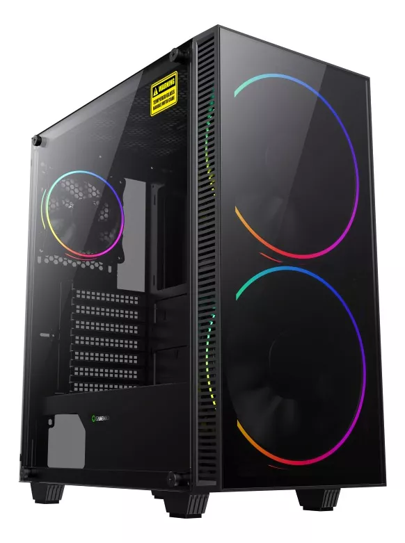 CASE GAMEMAX BLACK HOLE MID TOWER NEGRO USB +