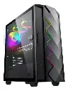CASE GAMEMAX DIAMOND COC BK MID TOWER NEGRO | USB+ USB 3.0 | 1HD AUDIO FAN COC 14CM ARGB LATERAL | VIDRIO TEMPLADO