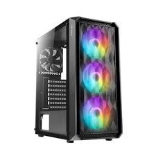 CASE GAMING ATX RJ NEGRO SIN FAN SIN FUENTE
