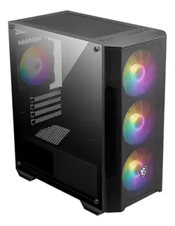 CASE GAMING ATX RJ NEGRO SIN FAN SIN FUENTE