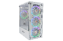 CASE JEMIP GAMING NOVA BLANCO MICRO-ATX | 4 FAN 12CM ARGB | 2 USB 3.0 | TIPO C | HD AUDIO | JPW0133-WH
