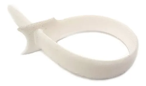 CINTA VELCRO | WIREPLUS | BLANCA | 20CM X 100 UNIDADES | WP-CINTBV-12X20