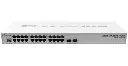 CLOUD SMART SWITCH | MIKROTIK | 24 PUERTOS | GIGABIT | 2 SFP + ROUTER RM | SWITCH OS CRS326-24G-2S+RM