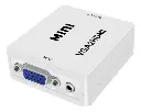 CONVERTIDOR | VGA A HDMI | CON AUDIO | CAJA