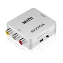 CONVERTIDOR | RCA (AV) A VGA | DE CAJA