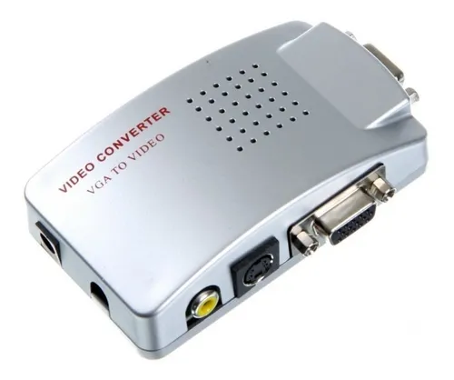 CONVERTIDOR VGA A RCA CAJA NARANJA
