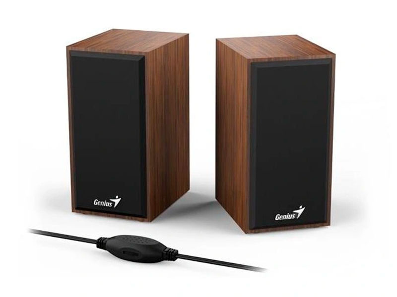 CORNETA GENIUS SP-HF180 / 6W / 3.5MM / USB / MADERA                                                                                              