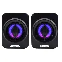 CORNETA UNNO TEKNO | SP9025BK | TECHNO ESTEREO | 6W | NEGRO LED