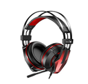 AUDIFONOS CON MICROFONO GENIUS GAMING HS-G710V | AUDIO 7.1 | EFECTO SONIDO | VIBRATION | OMNI DIRECCIONAL | USB | NEGRO - ROJO