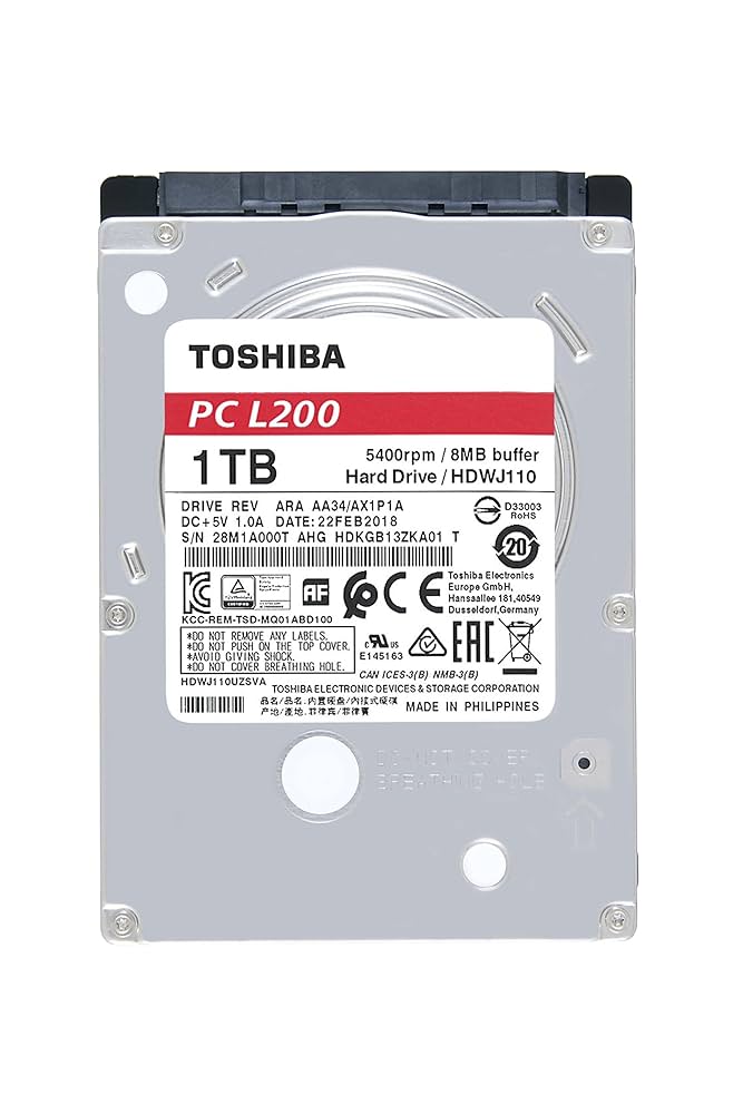 MEMORIA RAM | TOSHIBA | L200 | 1TB | 2.5"