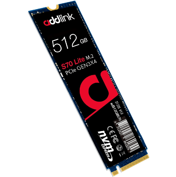 DISCO DURO SOLIDO ADDLINK 512GB SSD M.2 PCIEXPRESS.