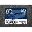 DISCO DURO SOLIDO | PATRIOT | 512GB | SSD | 2.5" | 3D NAND | SATA 3 | P210S512G25