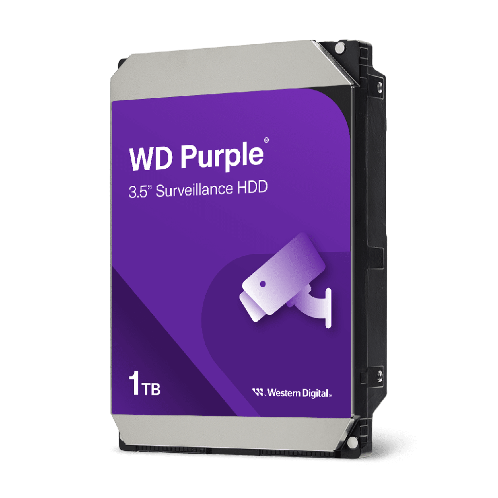 DISCO DURO | WD | PURPURA | PARA VIGILANCIA | CCTV | 1TB | 5400RPM | 64 MB | WD11PURZ