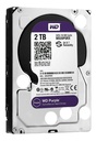 DISCO DURO | WD | PURPURA | PARA VIGILANCIA | CCTV | 2TB | 3.5" | 5400RPM | 64MB | WD20PURX