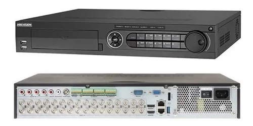 DVR 32 CANALES TURBO HD + 16 IP DS-7332HUHI-K4 | 8 MP | 4 SATA | 4 AUDIO
