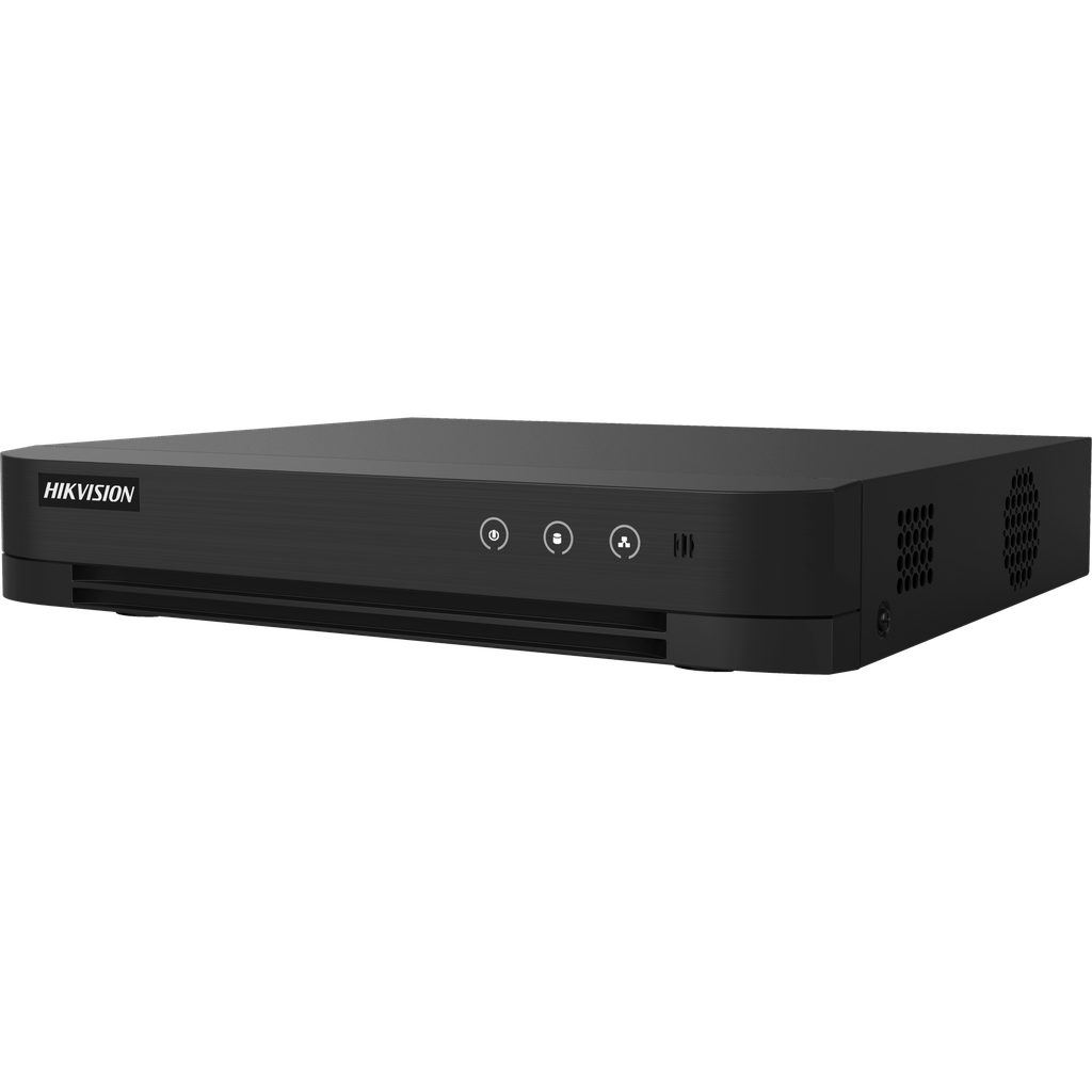 DVR 8 CANALES TURBO DS-7208HGHI-K1 HD + 2 IP 1 SATA 1 AUDIO