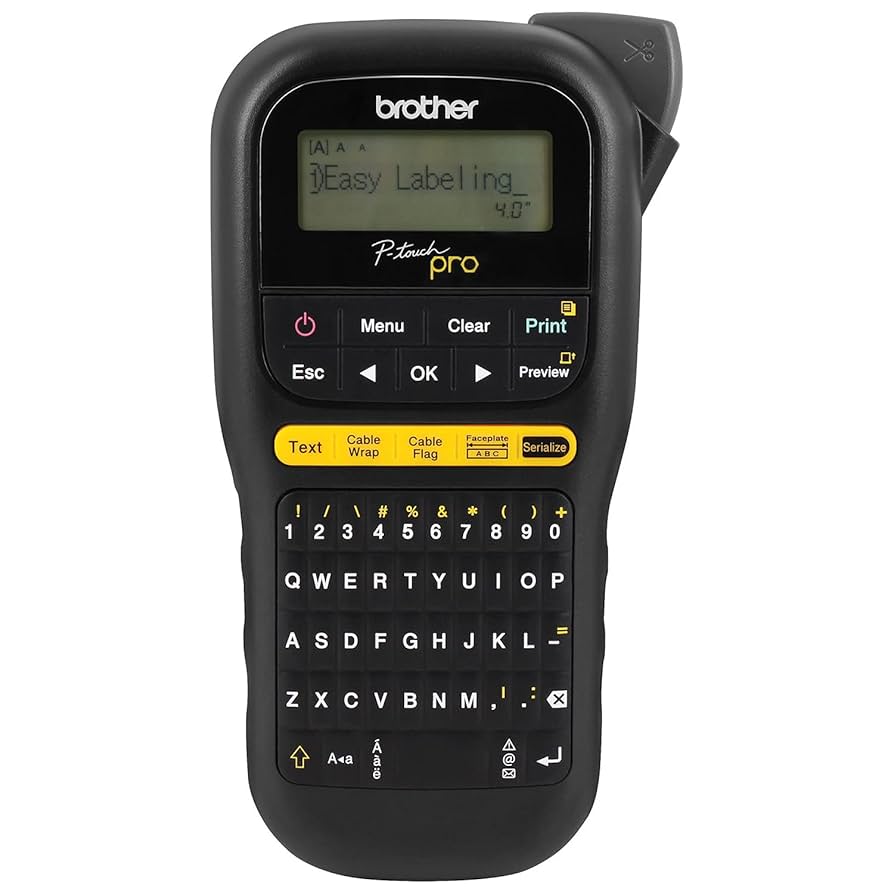 ETIQUETADORA BROTHER P-TOUCH PTH111 P-TOUCH PRO HASTA 12MM PANTALLA LCD INCLUYE CARTUCHO