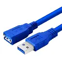 EXTENSION | USB | 5 METROS | USB 3.0 | CONECTOR AZUL