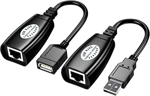 EXTENSOR | USB A RJ45 | 45 MTS | UTP | USB-RJXT