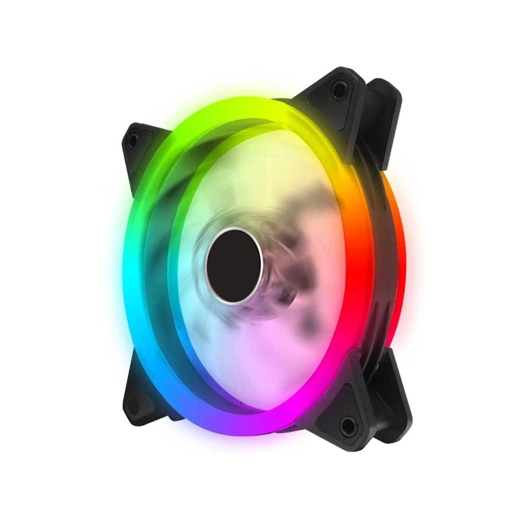 FANCOOLER | GAHL TECH | RGB | 12CMS | 4 COLORES | 1 BANDA