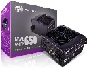 FUENTE DE PODER | CERTIFICADA | COOLER MASTER | 650W | MWE WHITE | 80 PLUS STANDAR | ATX