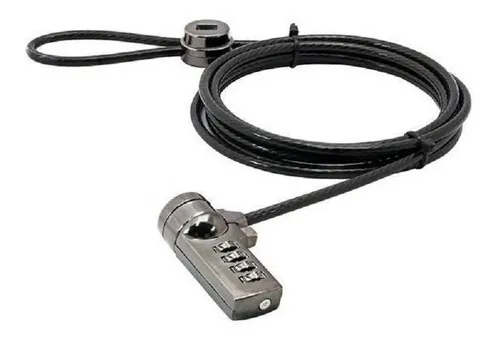 GUAYA DE SEGURIDAD UNNO TEKNO PARA PORTATIL | CODIGO DE SEGURIDAD KL6005BK