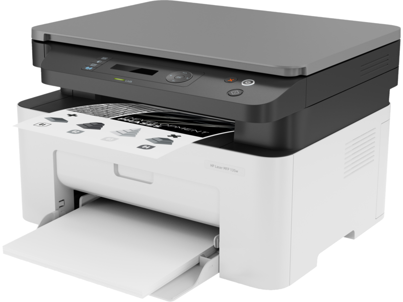 IMPRESORA HP MFP 135W MULTIFUNCIONAL MONOCROMATICA 21PPM WIFI USB 2.0 SCANNER COPIA