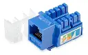 KEYSTONE | INSERTO | JACK | COUPLER | CAT6 | RJ45 | STC-6KYSB | AZUL