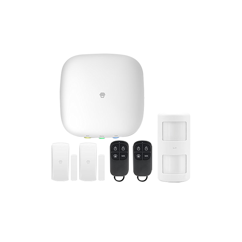 KIT DE ALARMA INALAMBRICA WIFI Y GPRS CHUANGO H4 PLUS