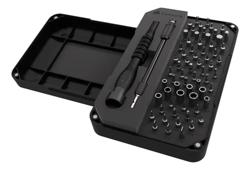 KIT DE HERRAMIENTAS CORSAIR PARA PC 65 PUNTAS HIMANTADAS