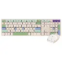 KIT TECLADO Y MOUSE | FANTECH | WK895 | INALAMBRICO | BEIGE | INGLES