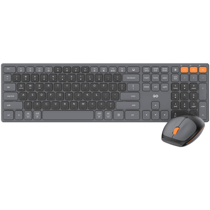 KIT TECLADO Y MOUSE | FANTECH | WK895 | INALAMBRICO | GRIS | INGLES