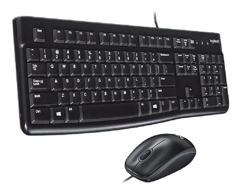 KIT TECLADO Y MOUSE LOGITECH MK120 USB ESPAÑOL ORIGINAL