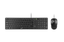 KIT TECLADO Y MOUSE | GENIUS | SLIMSTAR C126 | 1000DPI | 3 BOONES | ESPAÑOL | USB | NEGRO