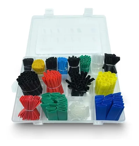 KIT TERMOENCOGIBLES WIREPLUS CAJA 580 PIEZAS WP-TER-ENC TUBOS TERMORETRACTILES