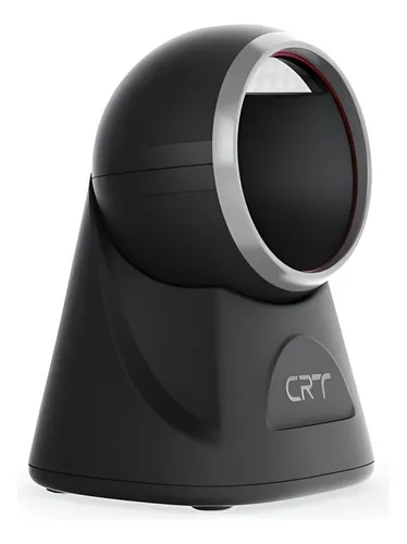 LECTOR CODIGO DE BARRAS CRT IMAGER OMNIDIRECCIONAL 2D GT-8801D MANOS LIBRES COLOR NEGRO