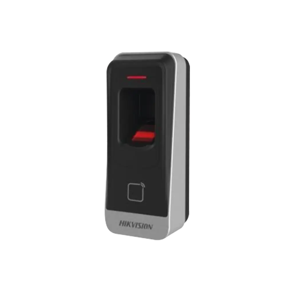 LECTOR ESCLAVO PROX EM IP65 DS-K1201AEF | HUELLA DIGITAL | LECTOR DE TARJETAS DE PROXIMIDAD | RS-485 | INTERIOR Y EXTERI