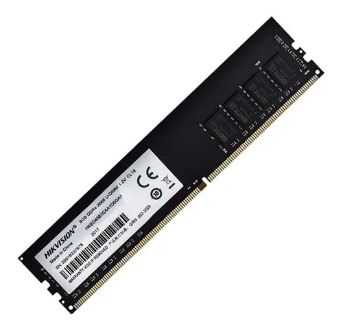 MEMORIA RAM DDR4 HKED4081CBA1D0ZA1 | CAPACIDAD 8 GB | VELOCIDAD 2666 MHZ | FORMATO: UDIMM | VOLTAJE 1.2V | CL16 Y 288 PI