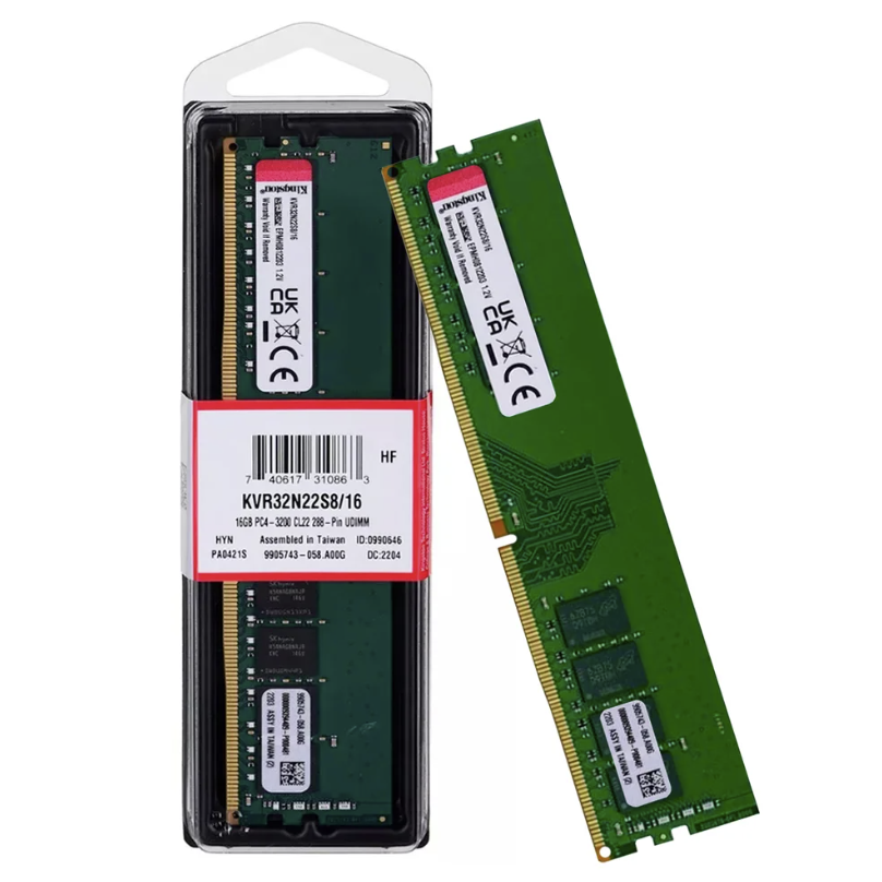 MEMORIA RAM KINGSTON VALUERAM 16GB DDR4 3200MHZ UDIMM