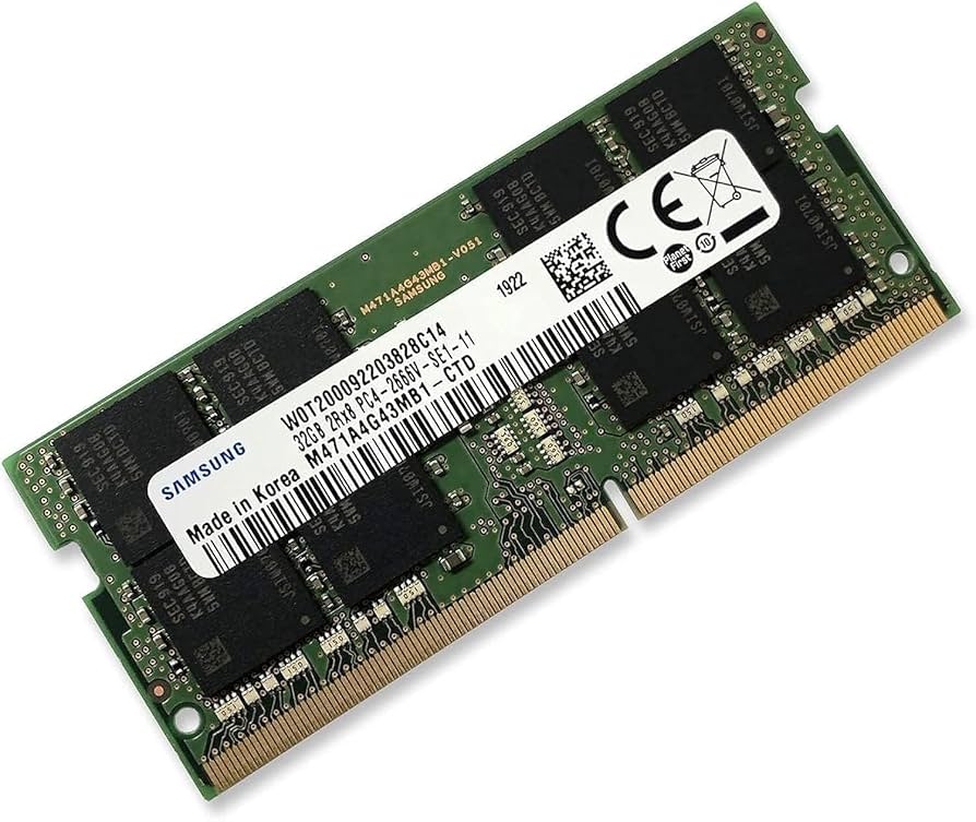 MEMORIA RAM | SAMSUNG | DDR4 | 32GB | 2666 MHZ | SODIMM | 1X32