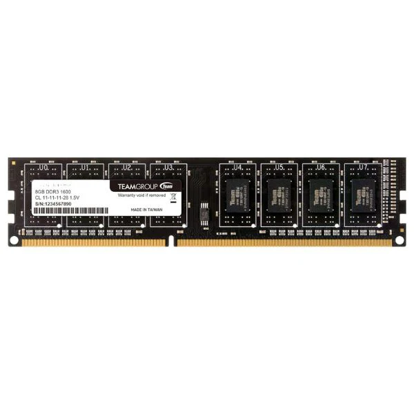 MEMORIA RAM | TEAM GROUP | 8GB | 1600MHZ | DDR3 | PC3 | UDIMM | 10600 DESKTOP