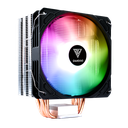 CPU FANCOOLER AZZA THERMAL TEMPEST ACAZ-A1204-FQ01 | TORRE 4 TUBOS TDP 150W | INTEL | AM4 | AM5 | RGB | NEGRO