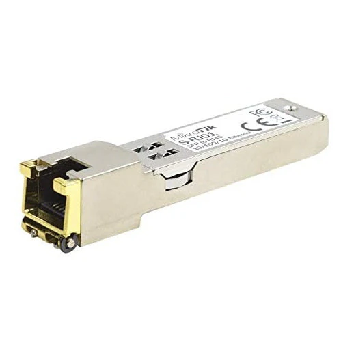 MIKROTIK  CONVERTIDOR  SFP A ETHERNET  S-RJ01 GIGABIT  HASTA 100MTS  RJ45